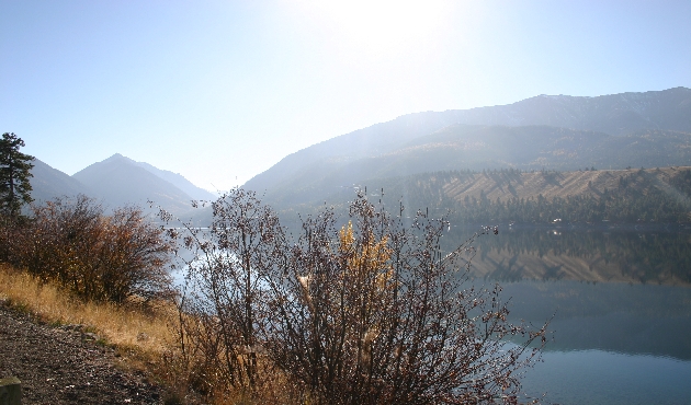 Wallowa Lake and the surrounding Mountains